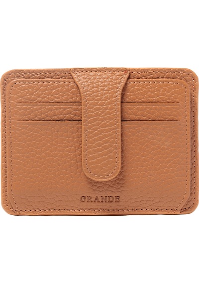 Camel Cüzdan & Kartlık Unisex 539 Grande Deri Cüzdan Kartlık kahverengi