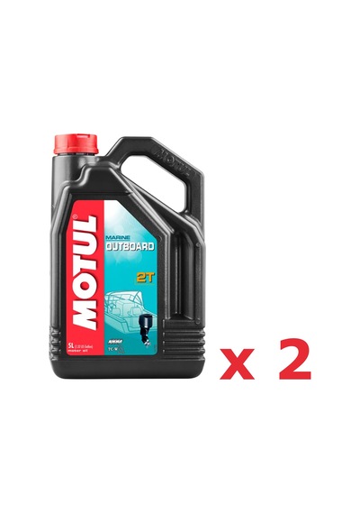 Motul Marine Outboard 2t 2 Zamanlı Tekne Motor Yağı 5 L 2 Adet