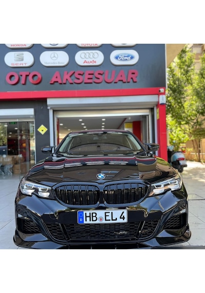 Sts Oto Aksesuar Bmw G20 3 Serisi Batman Yarasa Piano Black Abs Plastik Ayna Kapağı