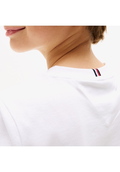 Tommy Hilfiger Baskılı Çocuk Beyaz/mavi Şort Takım Kb0kb09666 Beyaz
