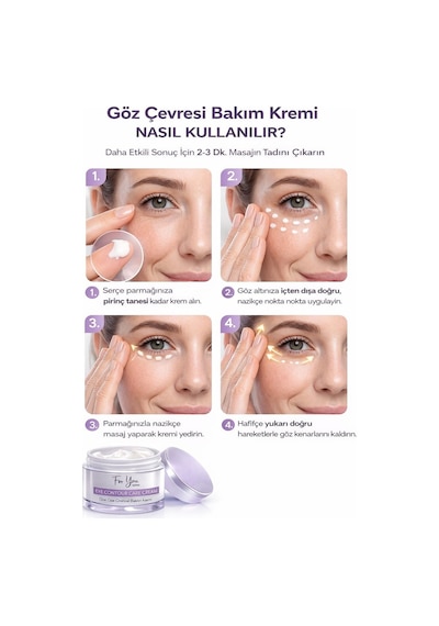 Göz Altı Torba, Morluk & Koyu Halka Karşıtı Yoğun Nemlendirici Göz Çevresi Besleyici Bakım Kremi