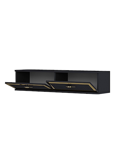 Tda1206dbg Tuna120 Duvara Montaj Tv Stand Safirmeşe-beyaz-gold 120cm