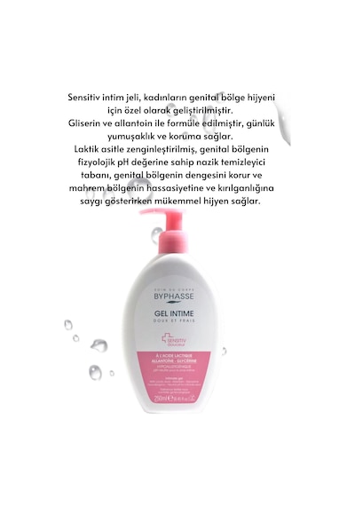 Byphasse İntim Ph Dengeli Genital Bölge Yıkama Jeli 250 ML