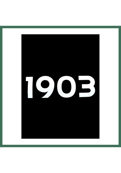 En-cag 1903 Yazılı Oto Sticker Beyaz 20x7cm Bss Standart