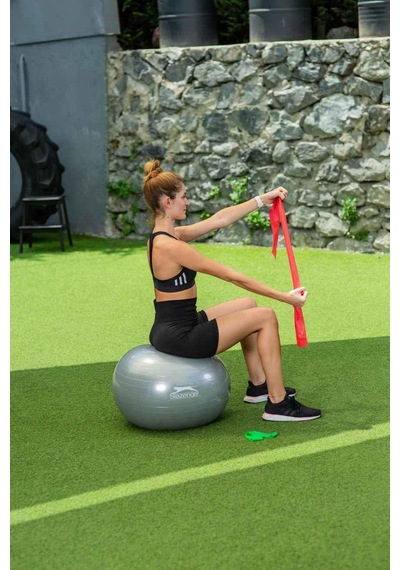 Slazenger Active Pilates Set (55 Cm Gymball + Pilates Bandı + Loo