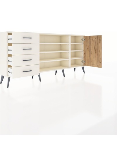 Arges Konsol 6 Raflı 4 Çekmeceli Tek Kapaklı 176x30x83 Aytaşı-çam/aytaşı Çam/aytaşı Arges Konsol 6 Raflı 4 Çekmeceli Tek Kapaklı 176x30x83 Aytaşı-çam/aytaşı Çam/aytaşı