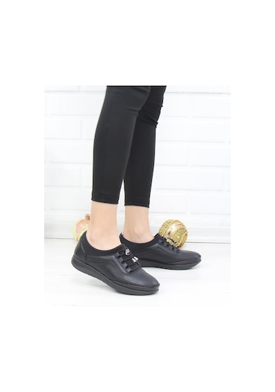 Nesilshoes Nesil Shoes Sdf 702 Siyah Günlük Kadın Ayakkabı