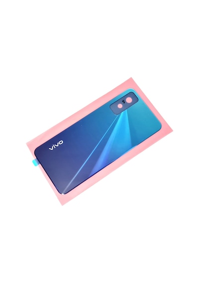 Vivo Y20 Mavi Arka Kapak Batarya Kapağı Pil Kapağı Mavi