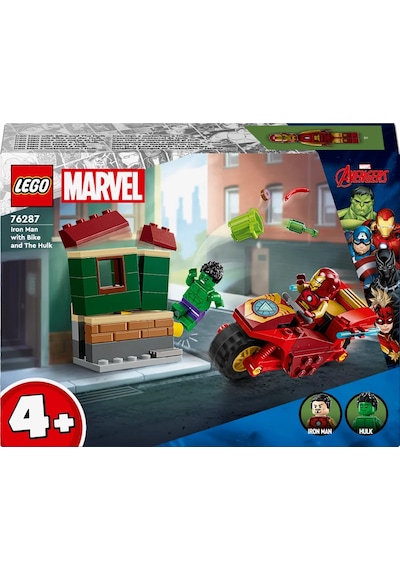 LEGO® Marvel Motosikletli Iron Man ve Hulk 76287 - 4 Yaş ve Üzeri Süper Kahraman Sevenler İçin Yaratıcı Oyuncak Yapım Seti (68 Parça) LEGO® Marvel Motosikletli Iron Man ve Hulk 76287 - 4 Yaş ve Üzeri Süper Kahraman Sevenler İçin Yaratıcı Oyuncak Yapım Seti (68 Parça)