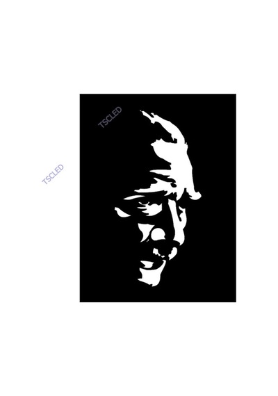 Atatürk Görseli Sticker 25Cm