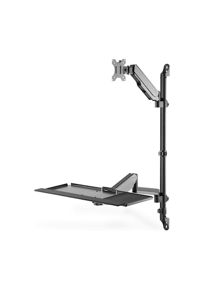 Digitus İş İstasyonları İçin Stant&lt Br&gt Duvara Çubuk Kanalıyla Monte Edilir&lt Br&gt Siyah Renk&lt Br&gt Yük Kapasitesi: 1-8 Kg&lt Br&gt Maksi