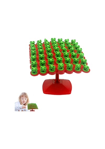 Frog Game Balance Denge Oyunu Kurbağa Denge Akıl Zeka Strateji Aile Kutu Oyunu