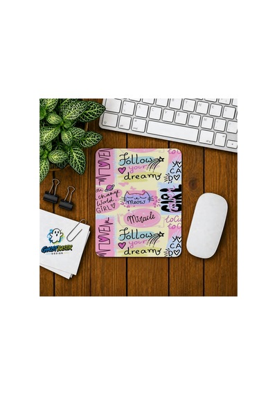Meow Baskılı Oyuncu Mousepad 0195