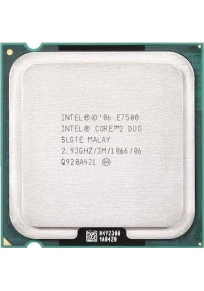 Intel Core 2 Duo E7500 2.93 GHz LGA775 3 MB Cache 65 W İşlemci Tray