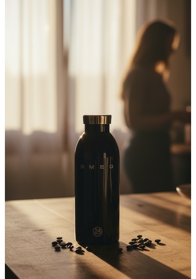 Smeg Clima Bottle Siyah Termos 500 ML