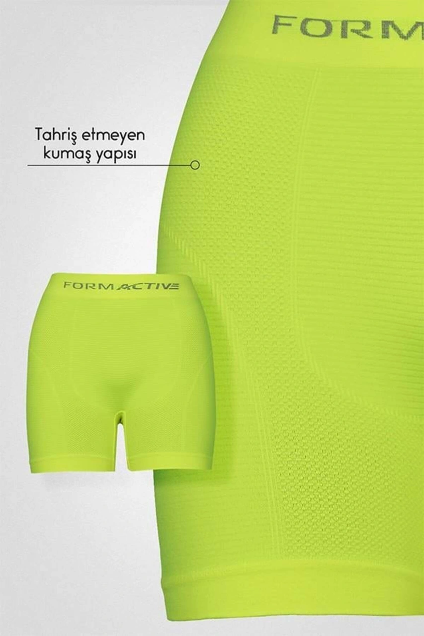 Tezzgelsin Erkek Dikişsiz/seamless Nefes Alabilen Boxer Neon Sarı