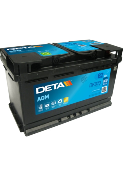 Deta 12v 82 Ah 800a Agm Start-stop Akü