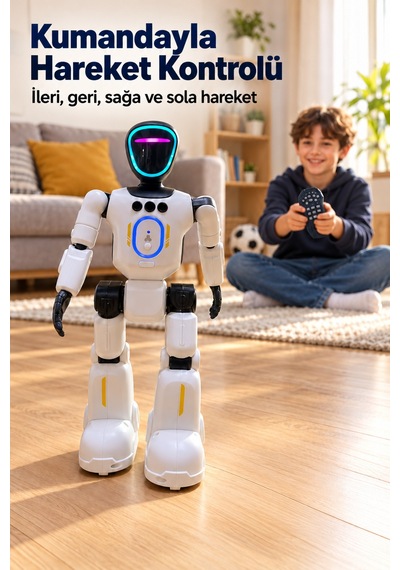 Programlanabilir Robot Oyuncak Kumandayla Komut Kaydetme Özellikli Tkndy-bsva4969 Belirtilmemiş