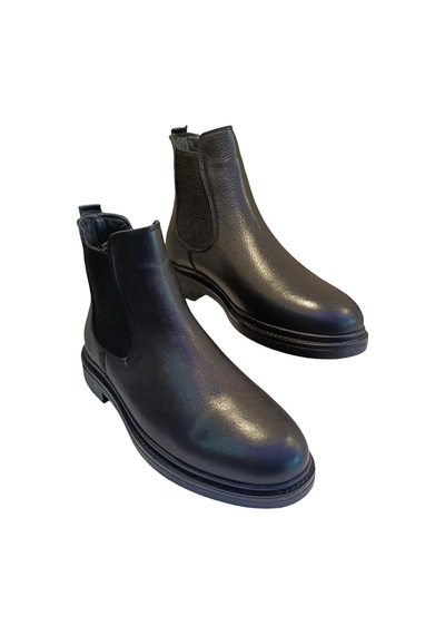 Libero Castle Black 71173 Erkek Deri Casual Bot Siyah
