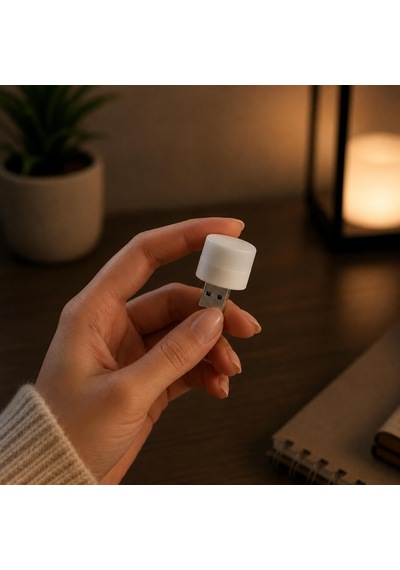 5 Adet Usb Mini Led Lamba, Beyaz Işık, Tak Çalıştır, Kompakt Usb Aydınlatma