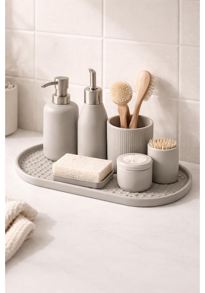 Tr Silikon Yağdanlık Ve Sıvı Sabunluk Altlığı 24x12 Cm Kaymaz Isıya Dayanıklı Kolay Temizlenebilir Mutfak Ve B Diğer