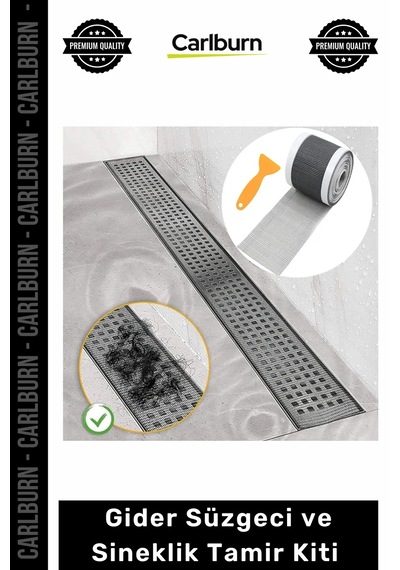 Bant Dayanıklı Güçlü Yapışkan Saç Yakalayıcı Çözüm Gider Süzgeci Sineklik 12 Cm 4 Metre Tamir Kiti Çok Renkli