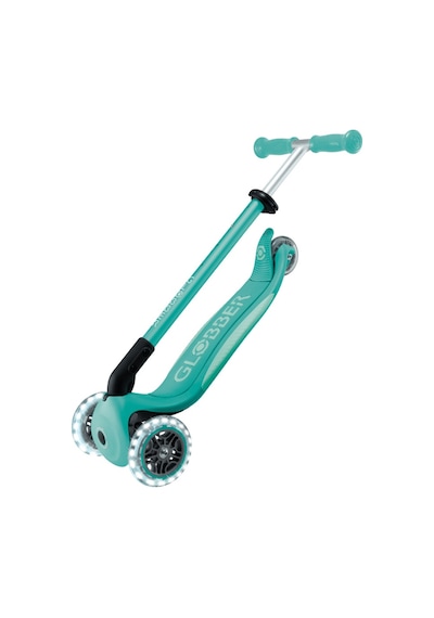 Globber Elite Deluxe Işıklı Scooter - Koyu Mint Yeşil