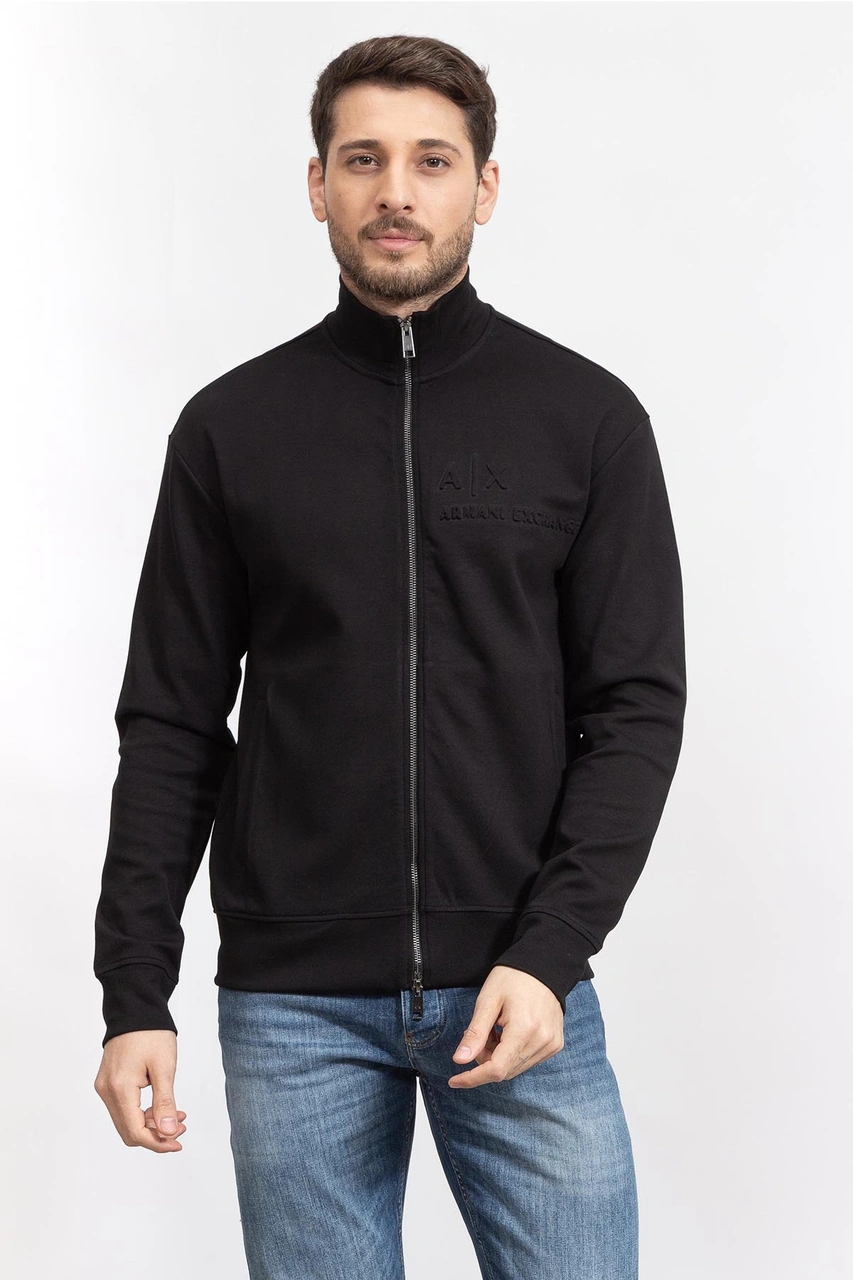 Armani Exchange Armani Fermuarlı Erkek Sweat Siyah