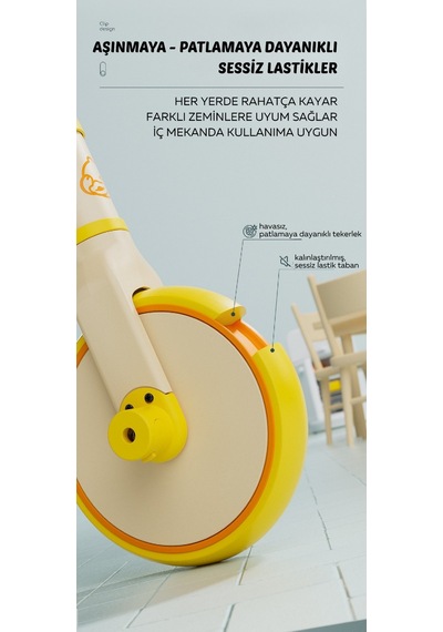 Luddy Bduck Bisiklet Beyaz - Sarı