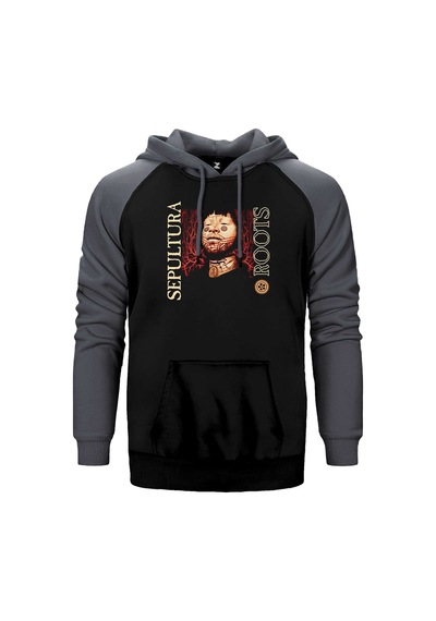 Sepultura Roots Sarı Renk Reglan Kol Sweatshirt / Hoodie