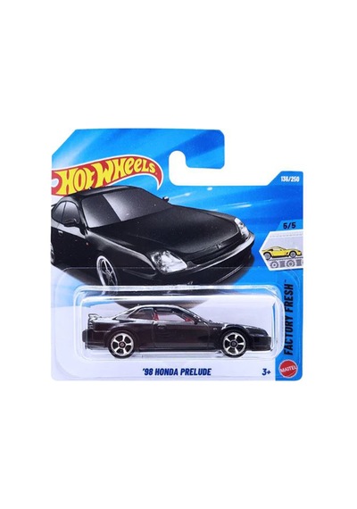 98 Honda Prelude - Siyah - Jjj89 1/64 Çok Renkli