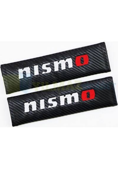 Nissan Nismo Logo Amblem Emniyet Kemer Pedi Nakış Karbon 2 Adet