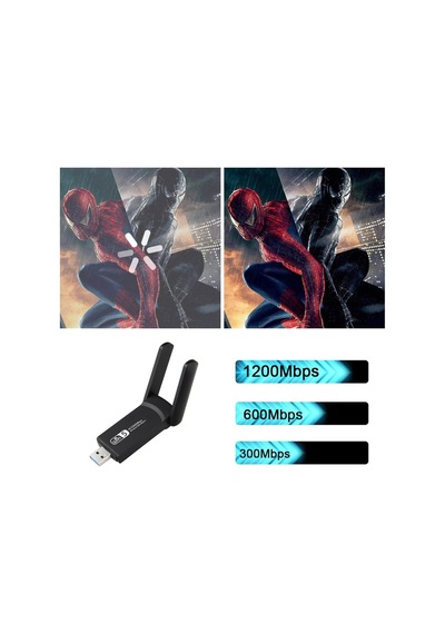 Dual Band Usb 3.0 Adaptör Kablosuz Wifi Alıcı Wireless Adaptör 802.11a/b/g/n/ac,wifi Adapter