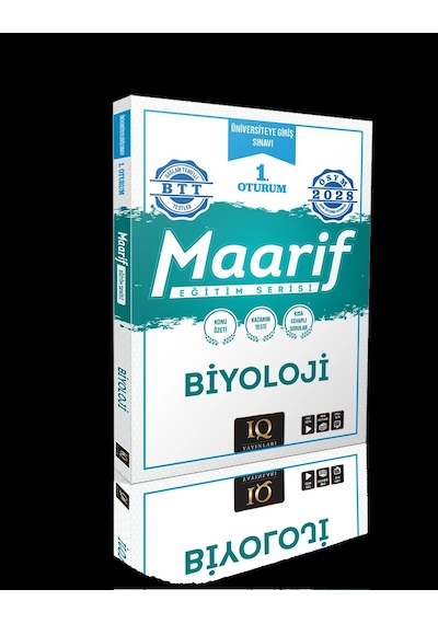 Iq Yayınları 2028 Tyt Biyoloji Maarif Eğitim Serisi 1. Oturum
