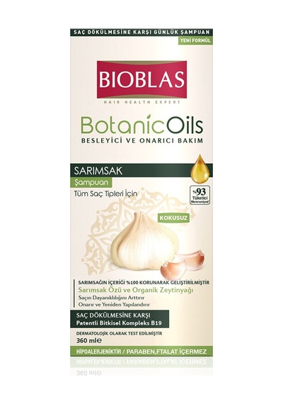 Bioblas Sarımsaklı Şampuan 360 Ml - 8 Adet Tarı