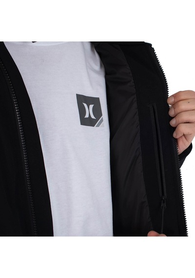 Hurley Hurley Patch Snow Jacket Erkek Siyah Ceket Blk Siyah