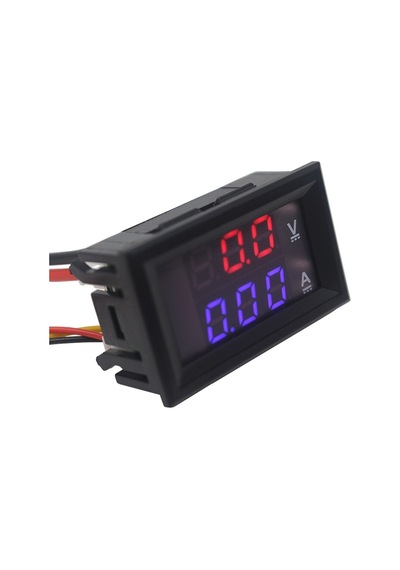Sanec-Dijital Voltmetre Dijital Ampermetre Dc 100V 10A Gerilim Akım