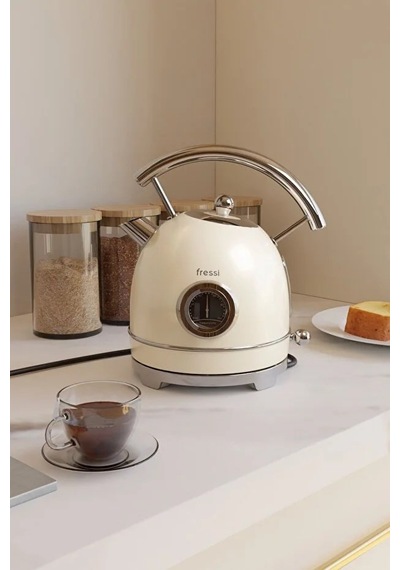 Fressi FR-KT06 1.8 L Isı Göstergeli Retro Kettle Su Isıtıcısı