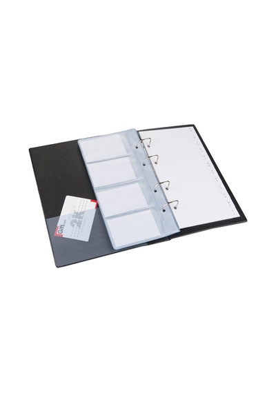 2k Kartvizit Albümü 4 Sıralı 96 Kartlık İndeksli 16,5x26,5 Cm
