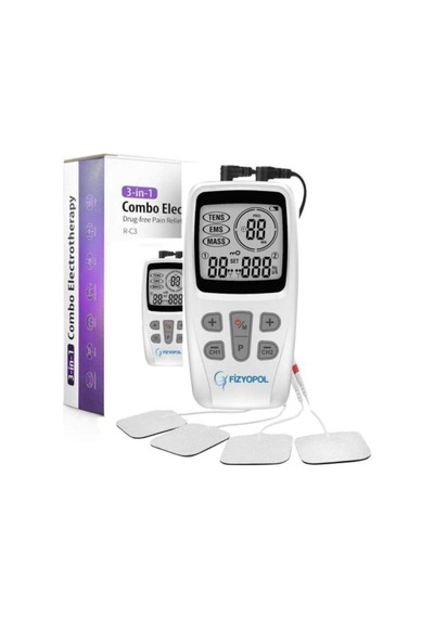 Medikaltec Tens Ems Masaj Cihazı Ve Kablolu Yedek Elektrod Tens 8'li