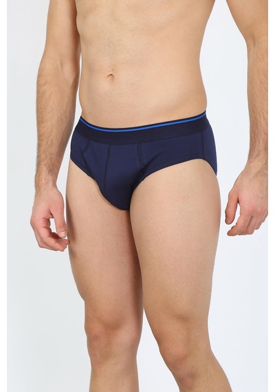 İbrahim Burak Etiler Collection Moda Çizgi Erkek Pamuk 3lü Bordo Beyaz Laci Likralı Slip 40127 Çok Renkli