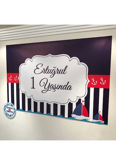 Deniz Temalı Afiş Denizci Konseptli Arka Fon Afiş
