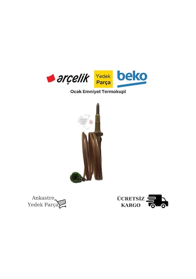 Arçelik Uyumlu Ankastre Ocak Için Gaz Emniyet Termokupl - 414120100