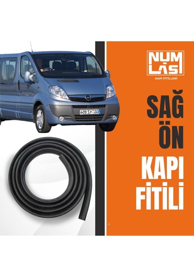 Opel Vivaro 2003-2013 Sağ Ön Kapı Fitili-a Kalite-numlas-nm4598