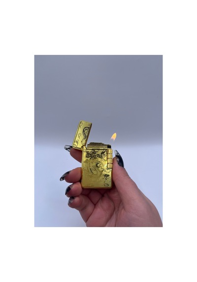 Dupont Tipi Premium Metal Çakmak Şık Ve Dayanıklı Tasarım Altın - 836341191 Altın - 836341191 Altın