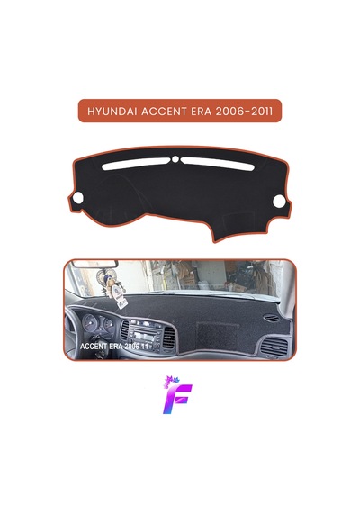 Hyundai Accent Era 2006-2011 Torpido Kılıfı Yansıma Engeller Kolay Montaj Oto Aksesuar Tc46 Torpido Halısı