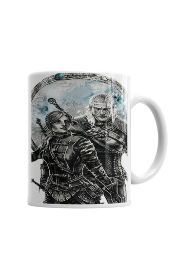 Geralt E Cirilla Kupa Bardak Porselen Karışık