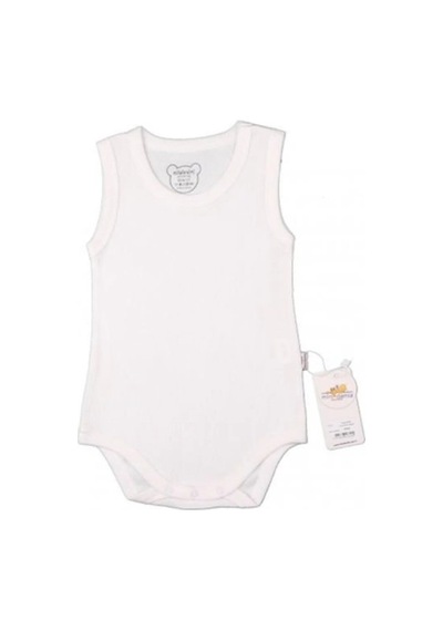 Mini Damla Body Askılı Penye Beyaz