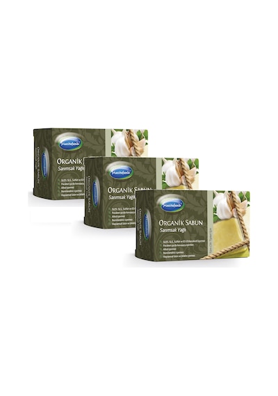 Mecitefendi Organik Sarımsak Yağlı Sabun 3 x 125 G