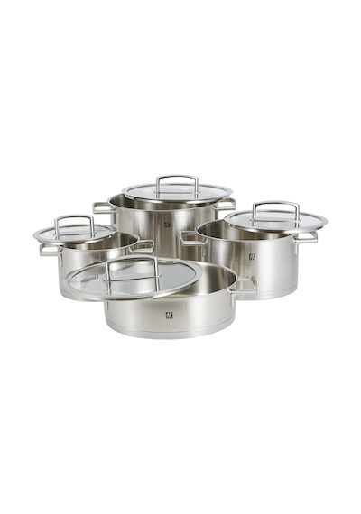 Zwilling Vitality 4 Parça Tencere Seti, Paslanmaz Çelik, Gümüş Re Diğer